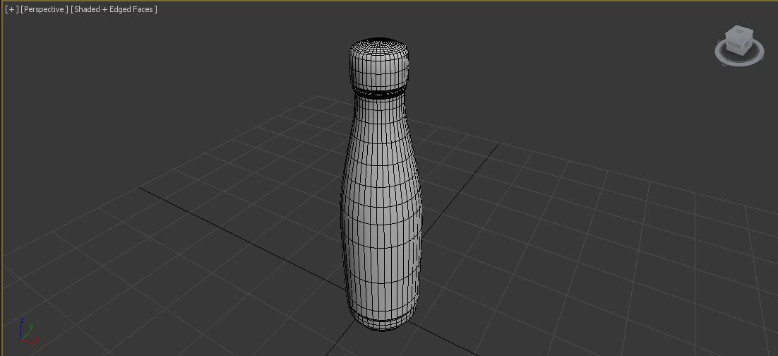 Water Bottel 3D model_4