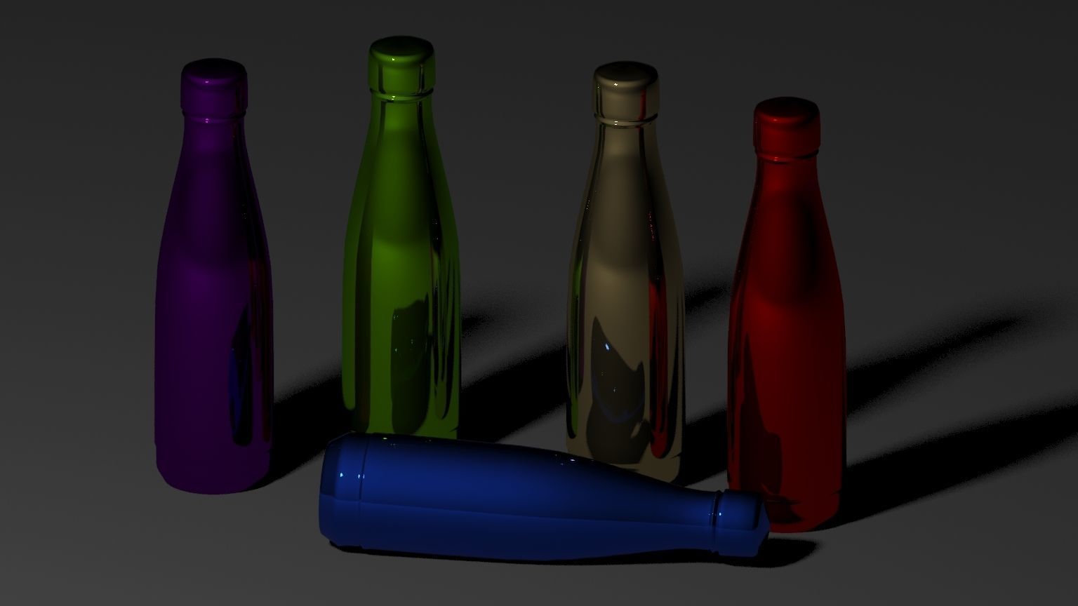 Water Bottel 3D model_2