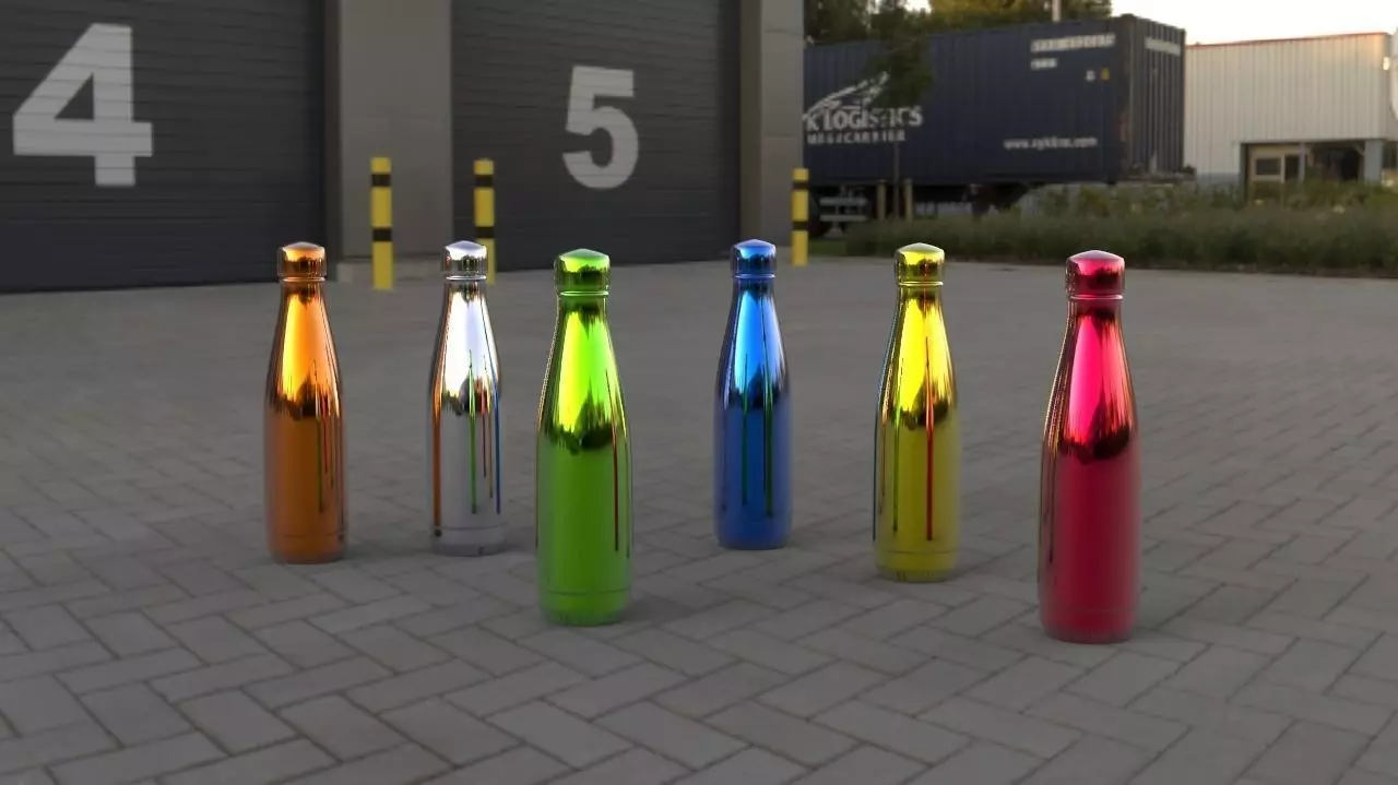 Water Bottel 3D model_0