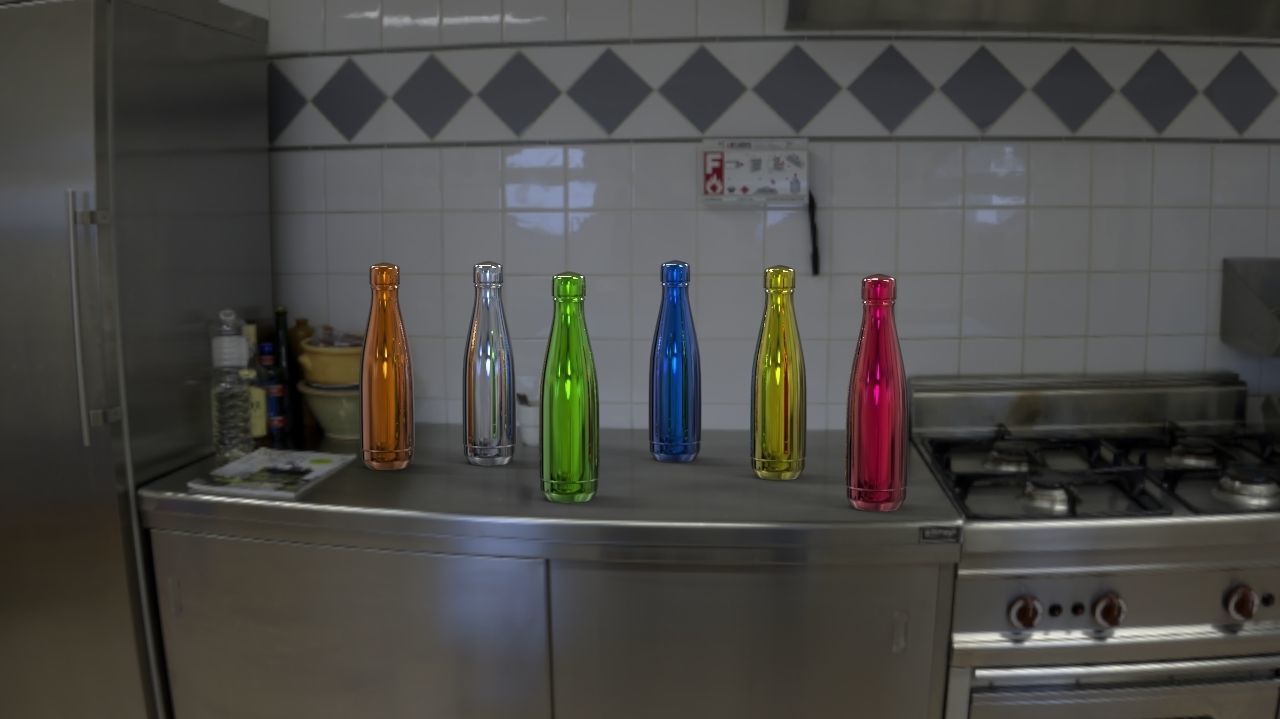 Water Bottel 3D model_1