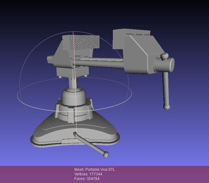 Portable Vice 3D model_5