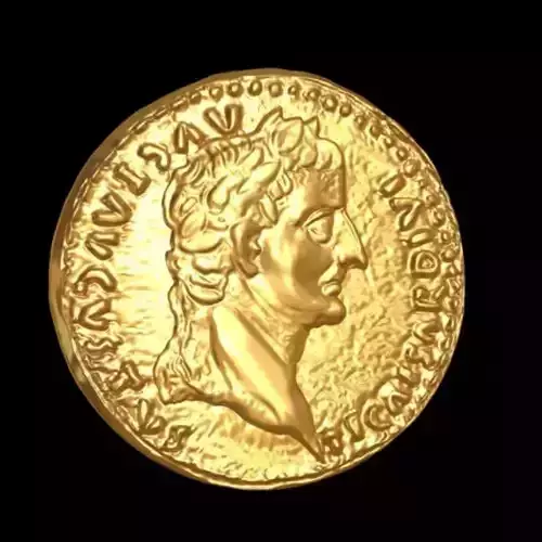 Old Rome Coin-3d print model one mesh 3D print model