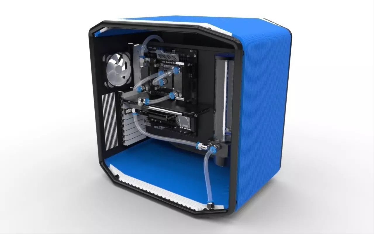 PC Case Concept v2 3D model