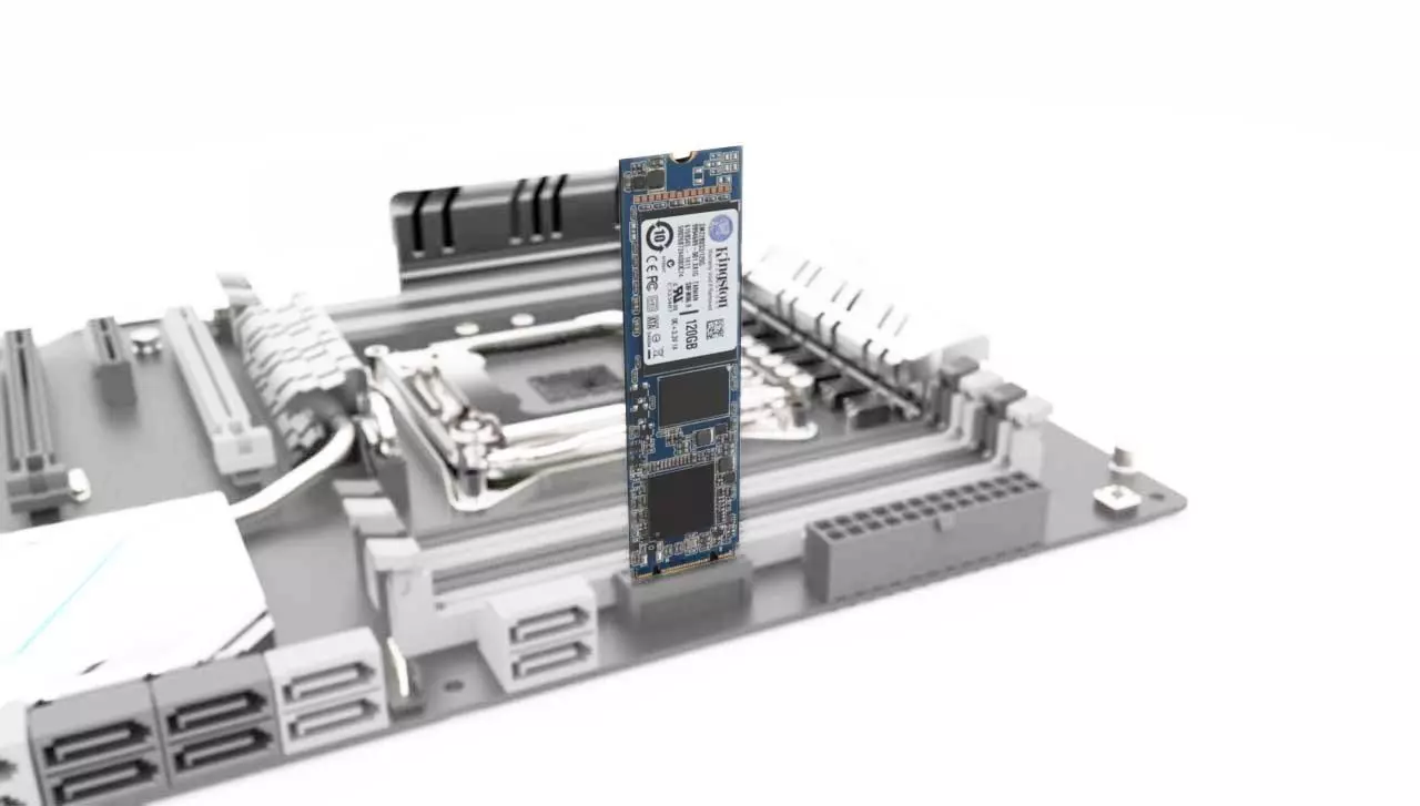 Kingston M 2 SSD 3D model_0