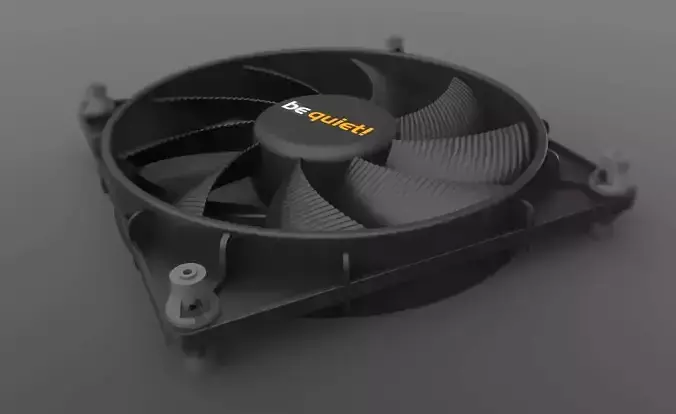 Be Quiet Shadow Wings 140mm PC Fan 3D model