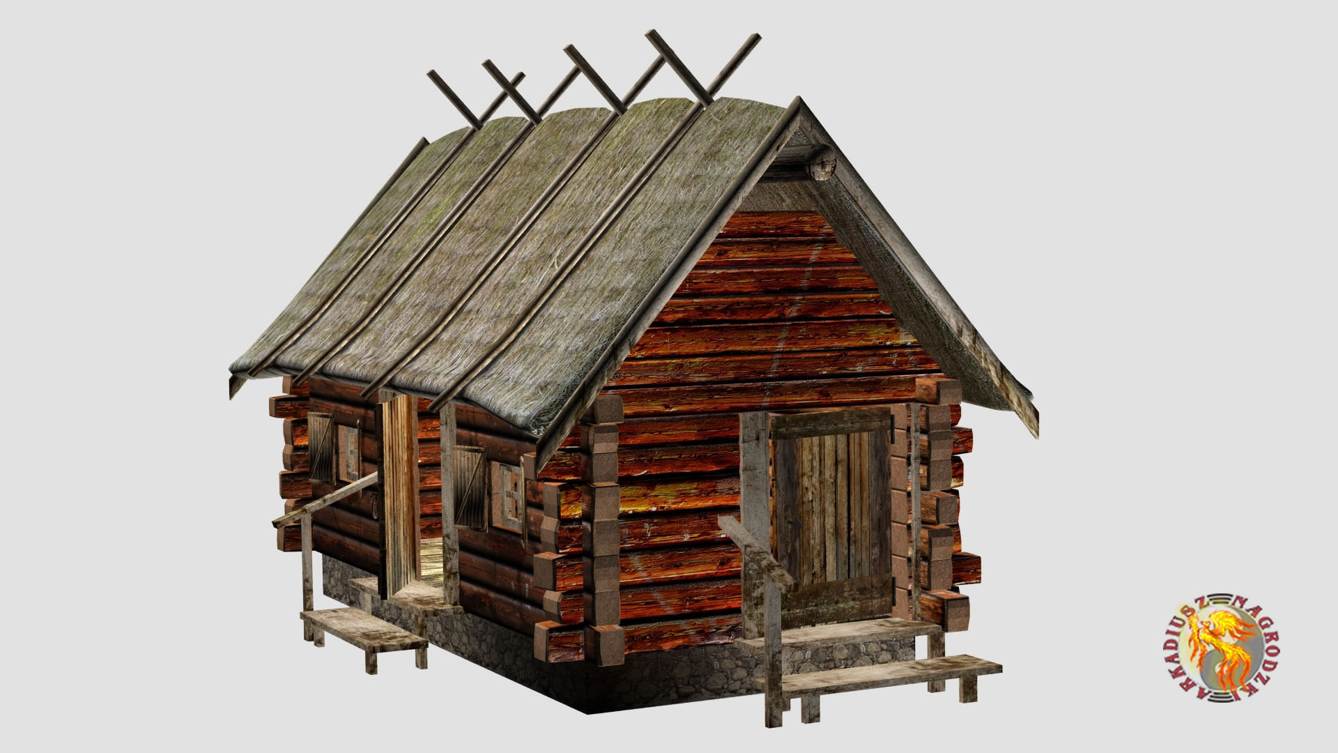 country cottage1 fbx Low-poly 3D model_1