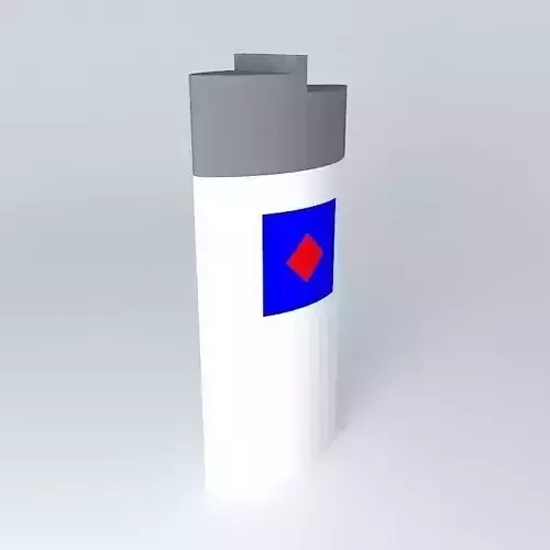 Lighter can with square