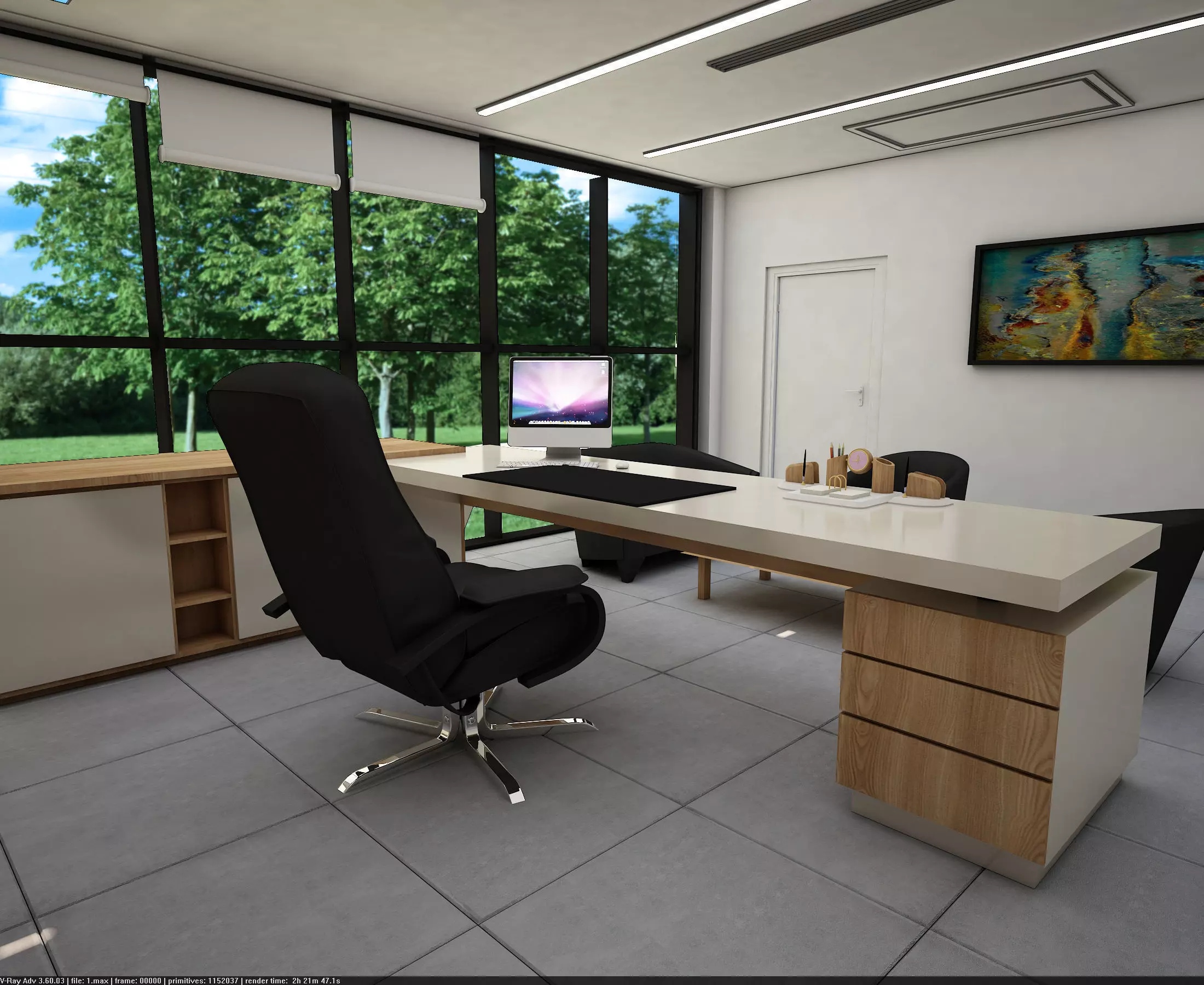 Office room 3d max model 3D model