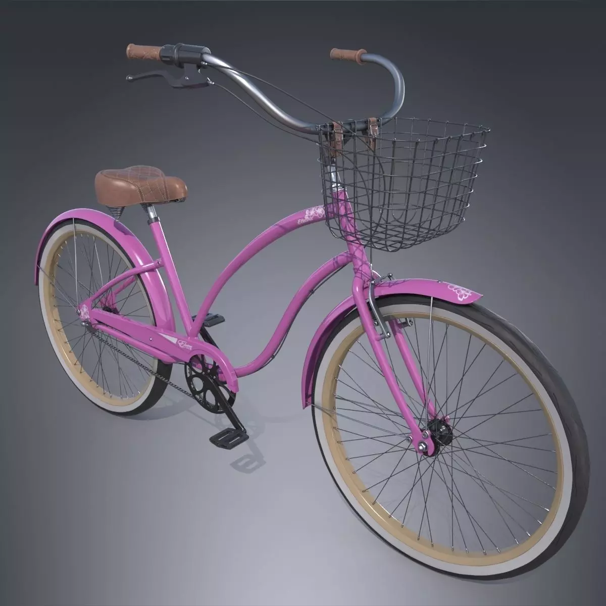 Cruiser Bike 3D model