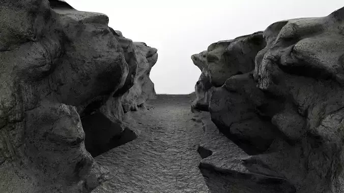 canyon 3 piece of concrete