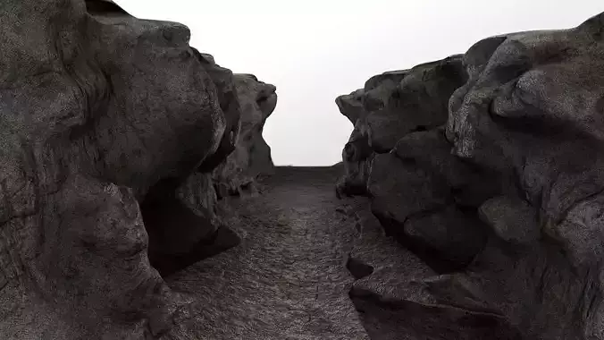 canyon 4 piece of rock with hole in it