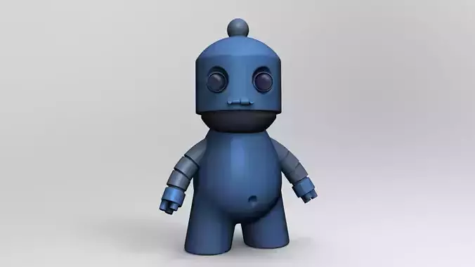 Blue robot 
