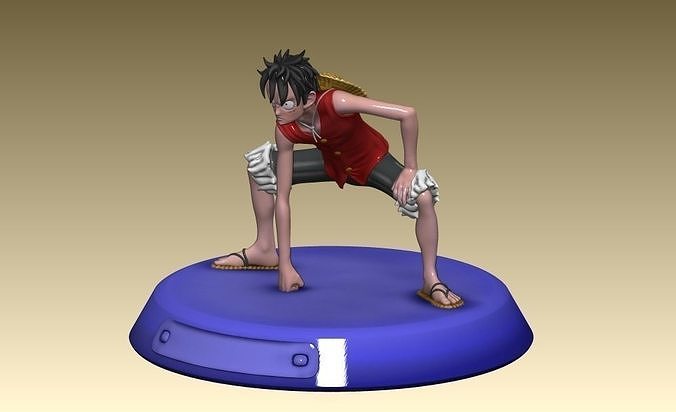 Monkey D Luffy 3D Model 3D print model