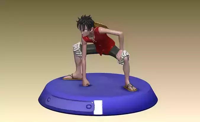Monkey D Luffy 3D Model 3D print model