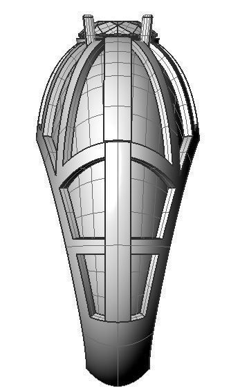 Sky Sphere Golden Ring 3d printing model 3D print model_8