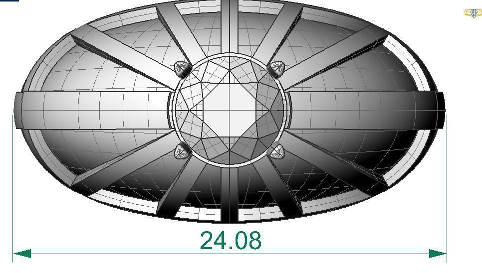 Sky Sphere Golden Ring 3d printing model 3D print model_9