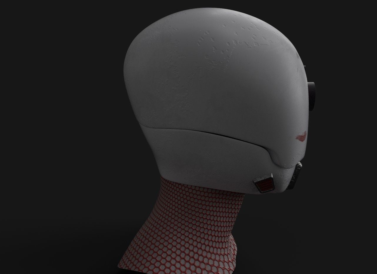 Hermit Drone Low-poly 3D model_14