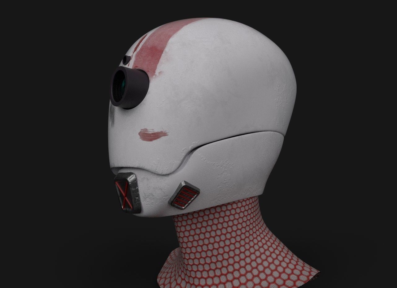 Hermit Drone Low-poly 3D model_10