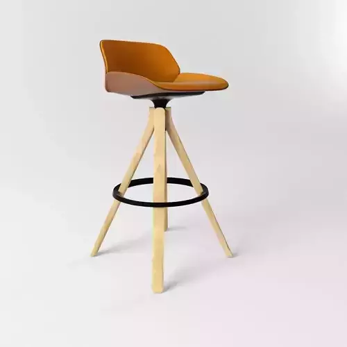 Andreu World Nuez Chair 3D model