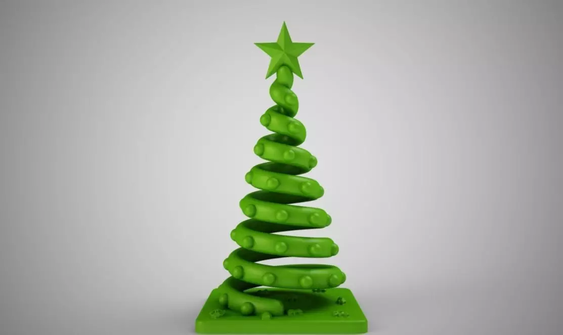 Christmas Tree 3D print model_0
