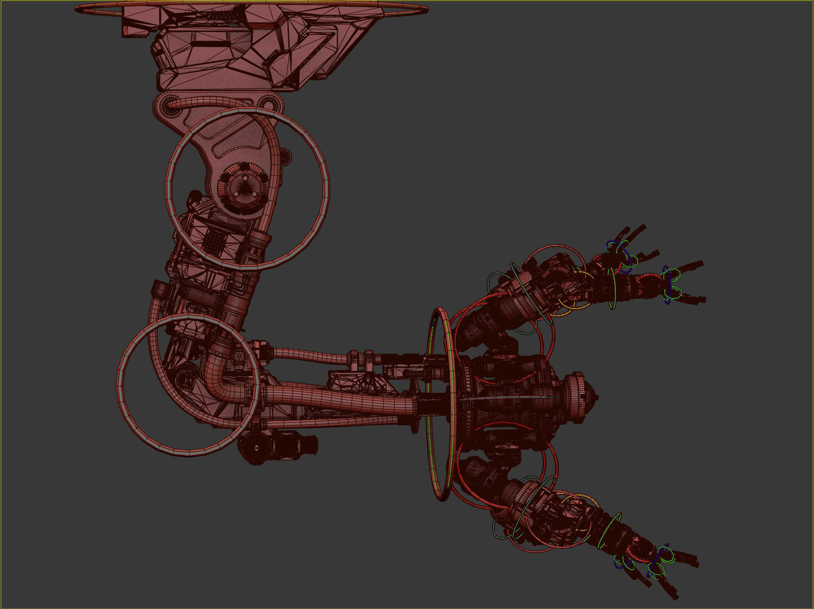 Assembly Robot Rigged 3D Model 3D model_20