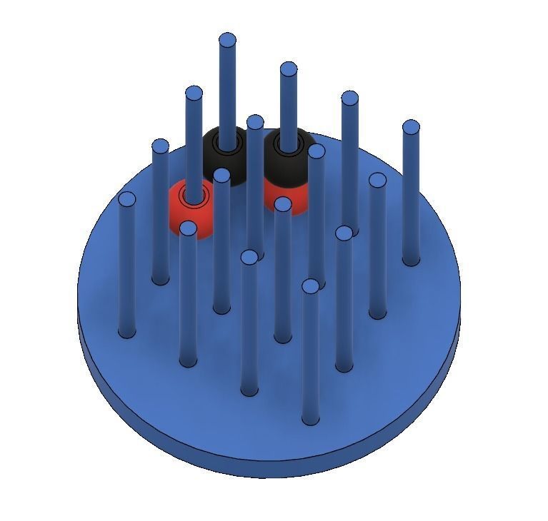 4x4x4 Connect Tabletop Game 3D print model_2