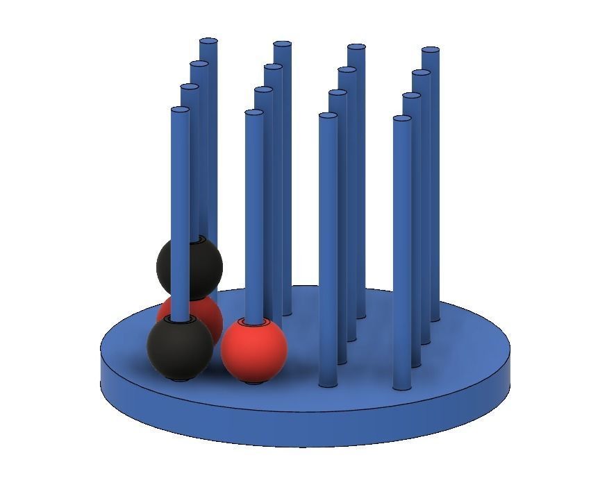4x4x4 Connect Tabletop Game 3D print model_1