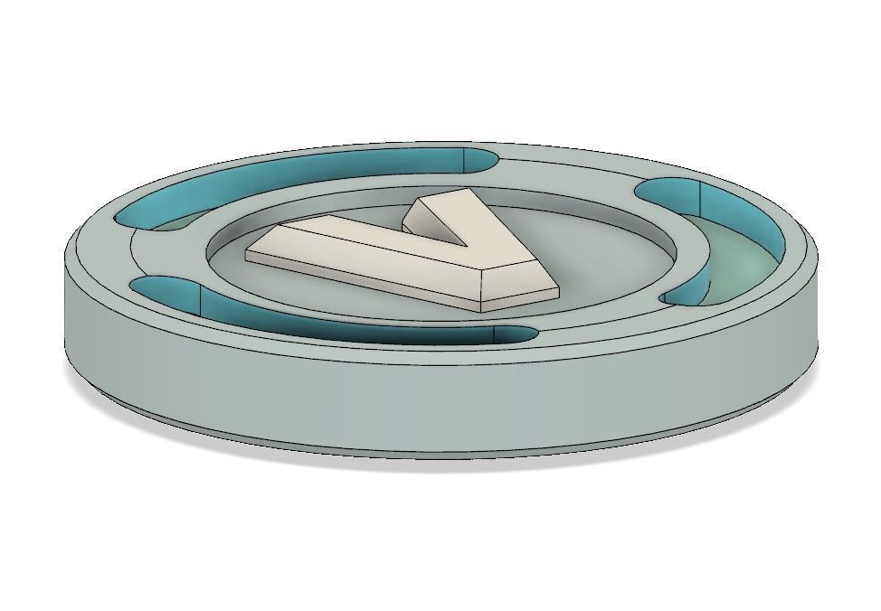 V-Bucks Coin Model 3D print model_4