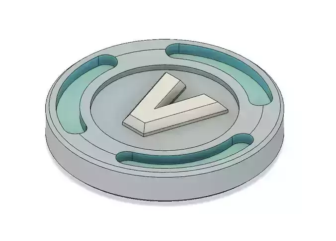 V-Bucks Coin Model 3D print model