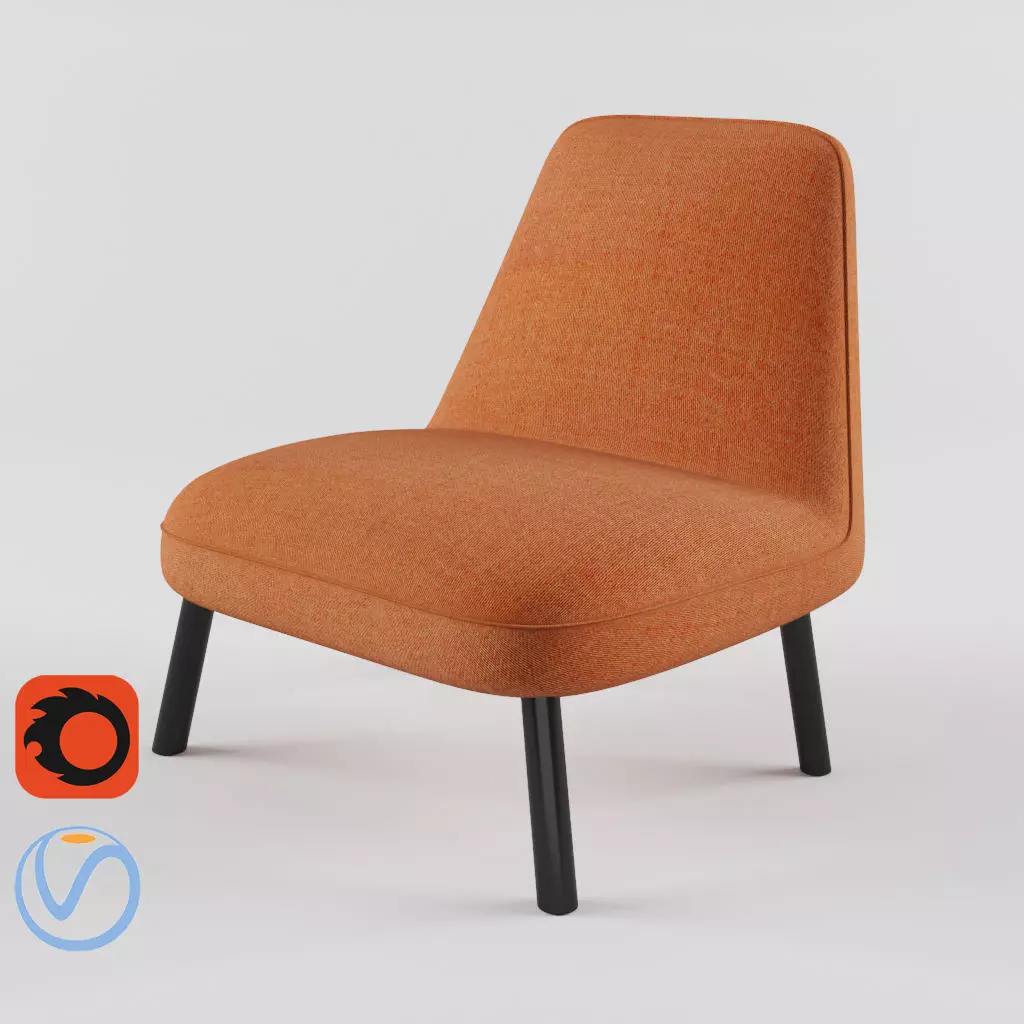 Mina lounger chair Free 3D model