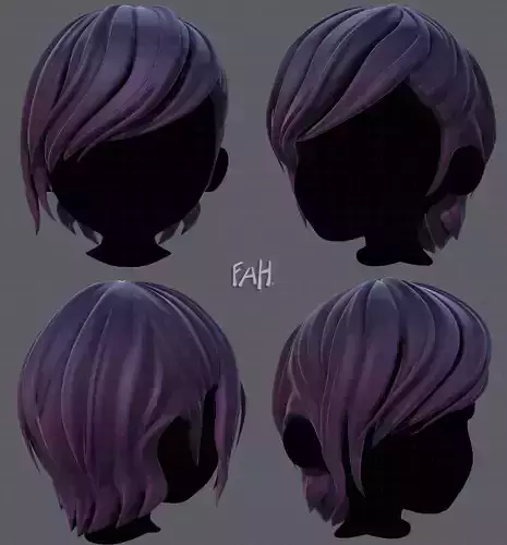 3D Hair style for boy V50