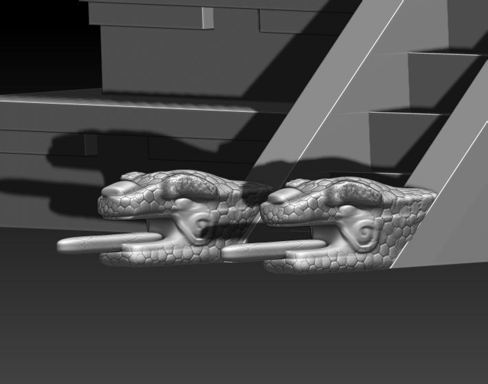 kukulkan pyramid 3D print model_4