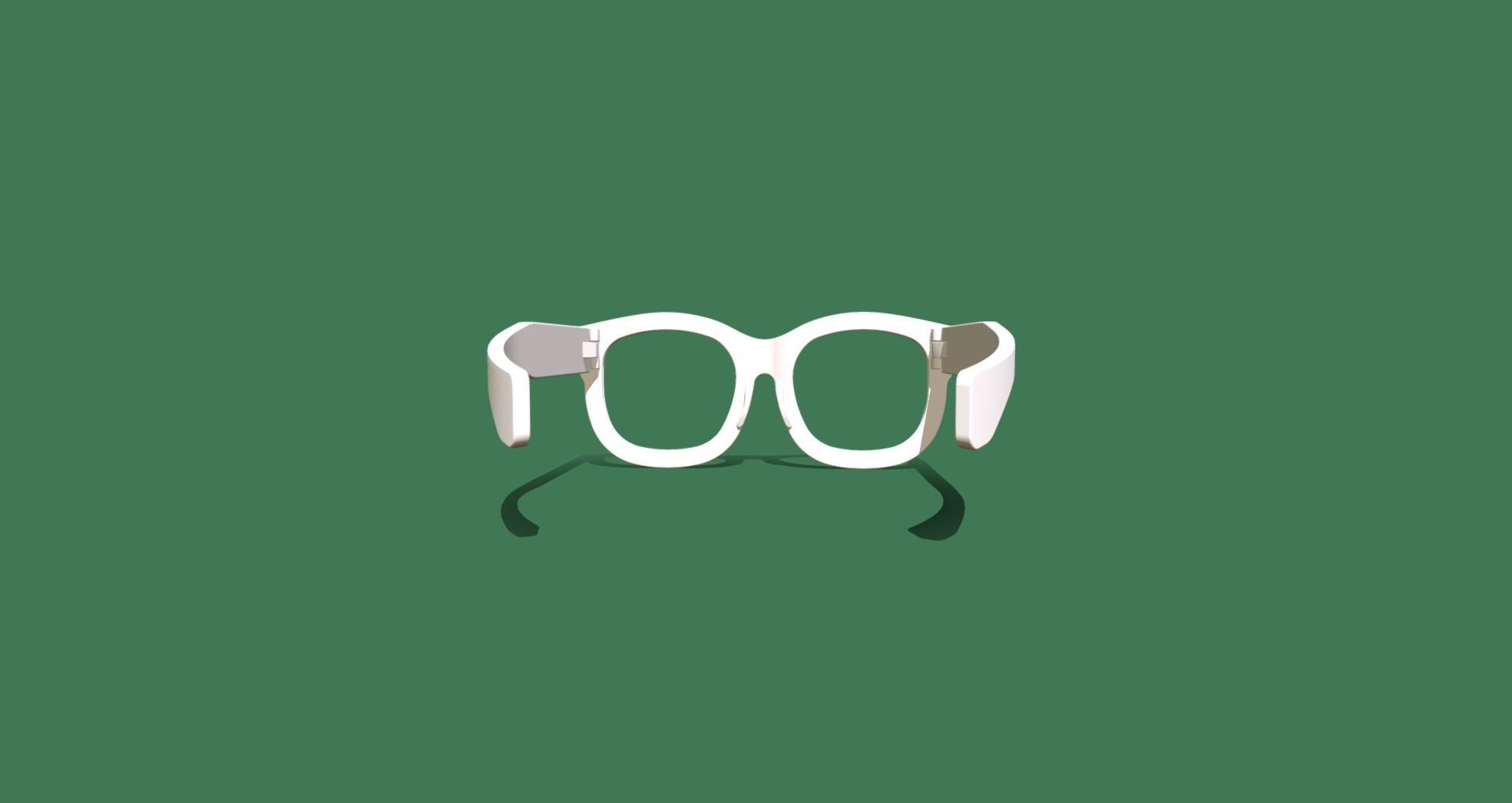 American Spectacles 3D-Printed Wearable Wayfarer 3D print model_7