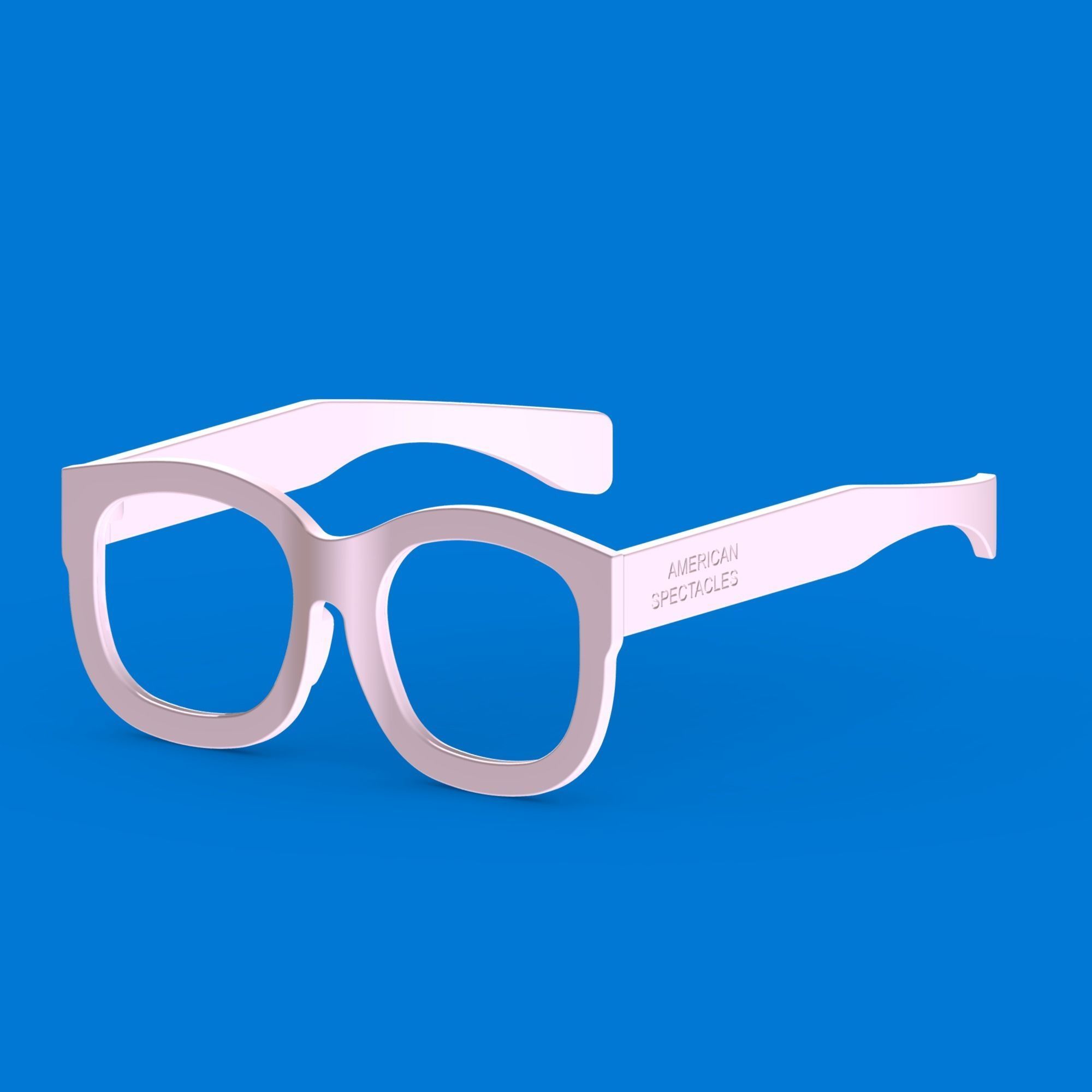 American Spectacles 3D-Printed Wearable Wayfarer 3D print model_13