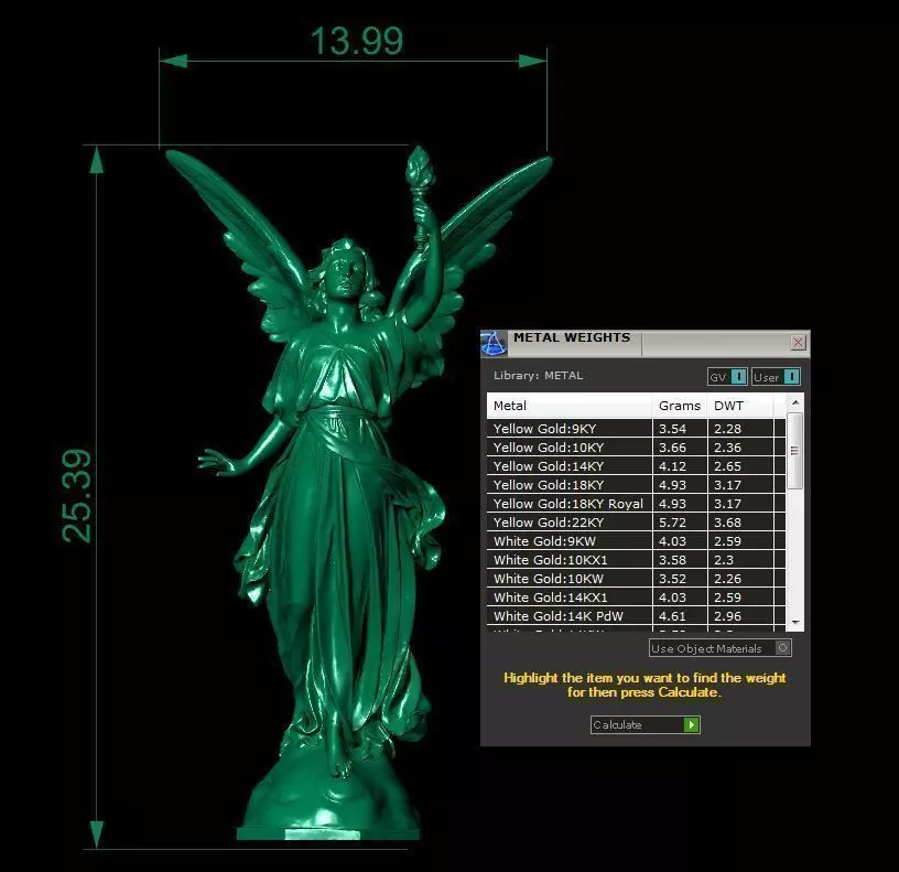 thienthan statue with measurements 3D print model_0