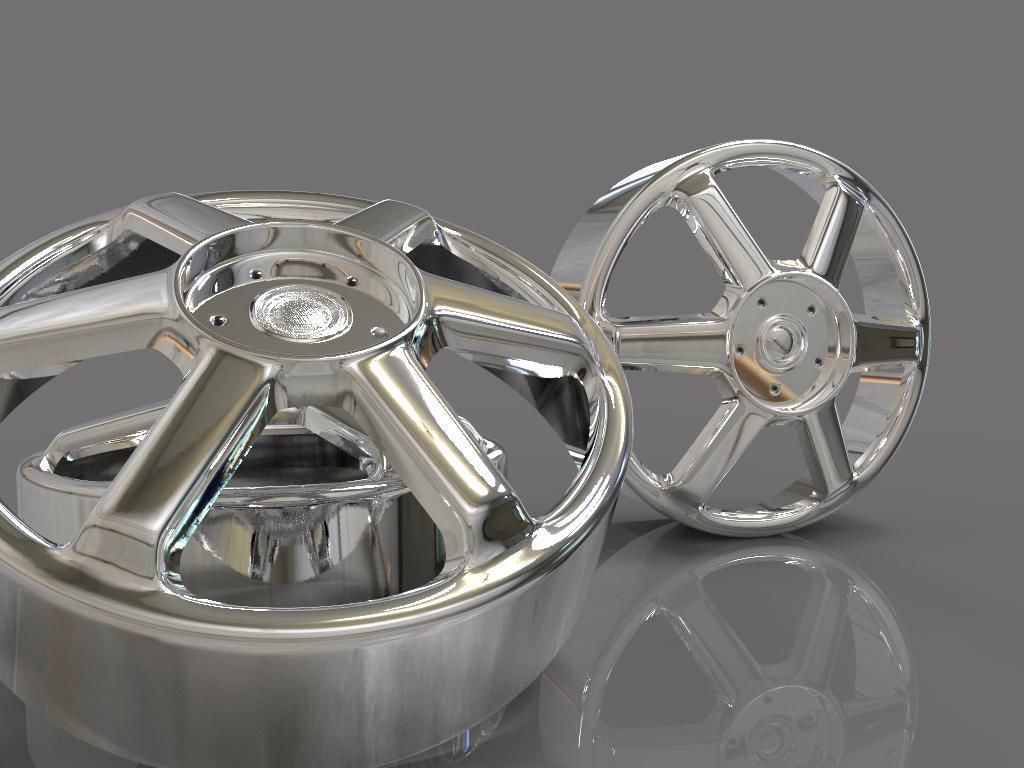car rim model  design for any  car models  Low-poly 3D model_1
