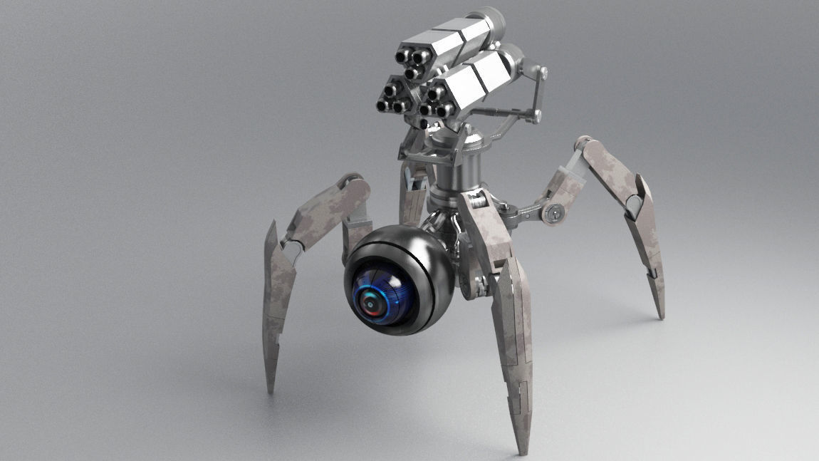 Spider Robot 3D model_2