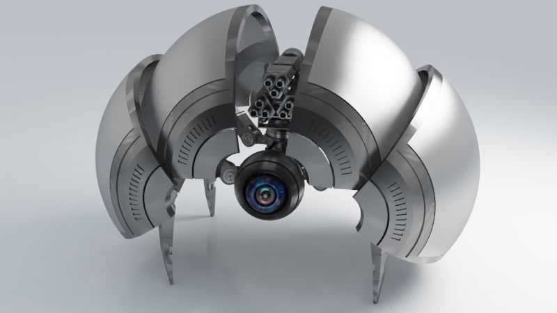 Spider Robot 3D model_5