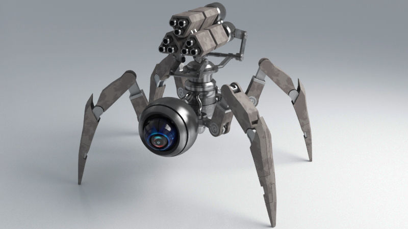 Spider Robot 3D model_3