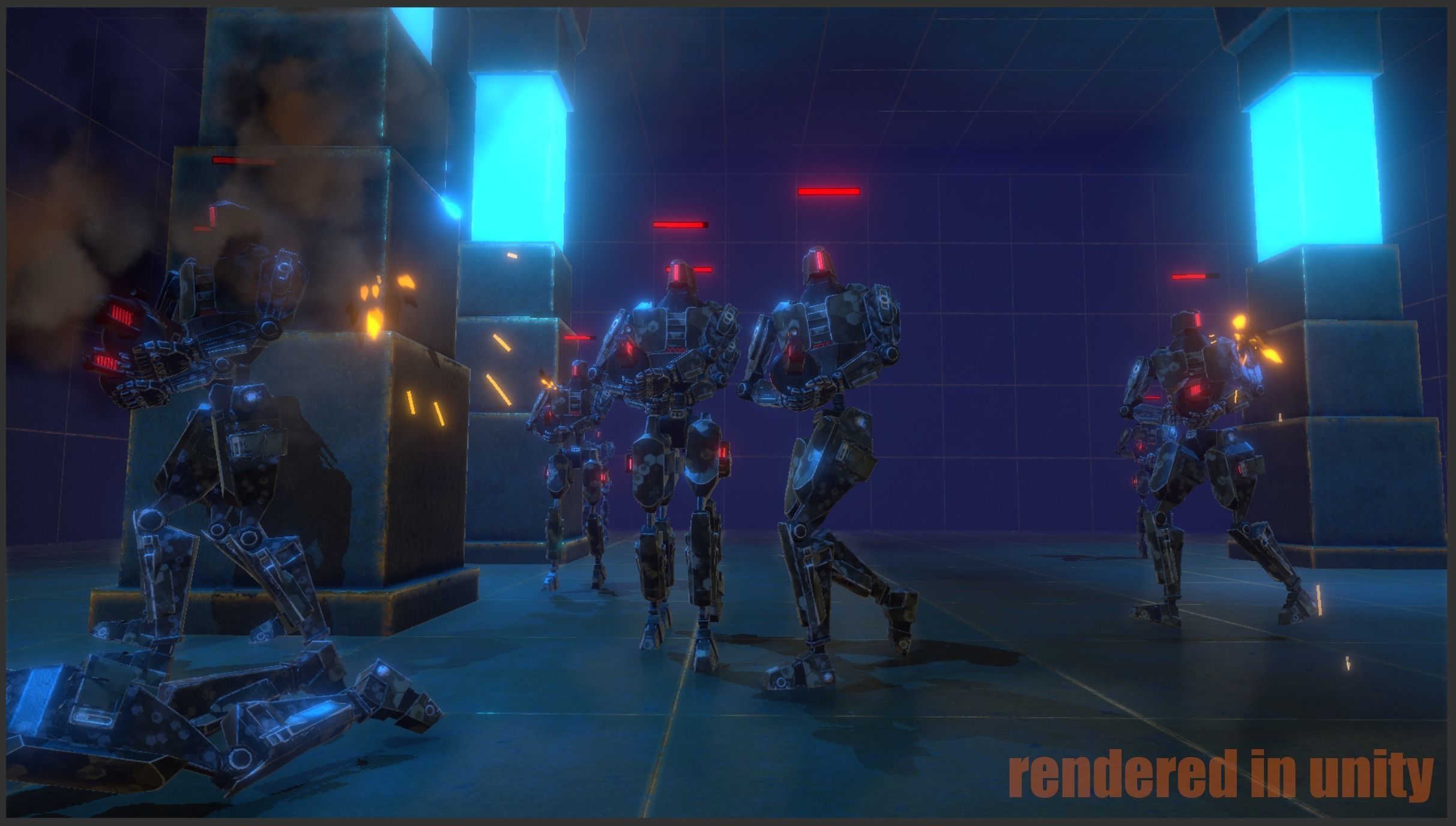 Elite Assault Droid Low-poly 3D model_10