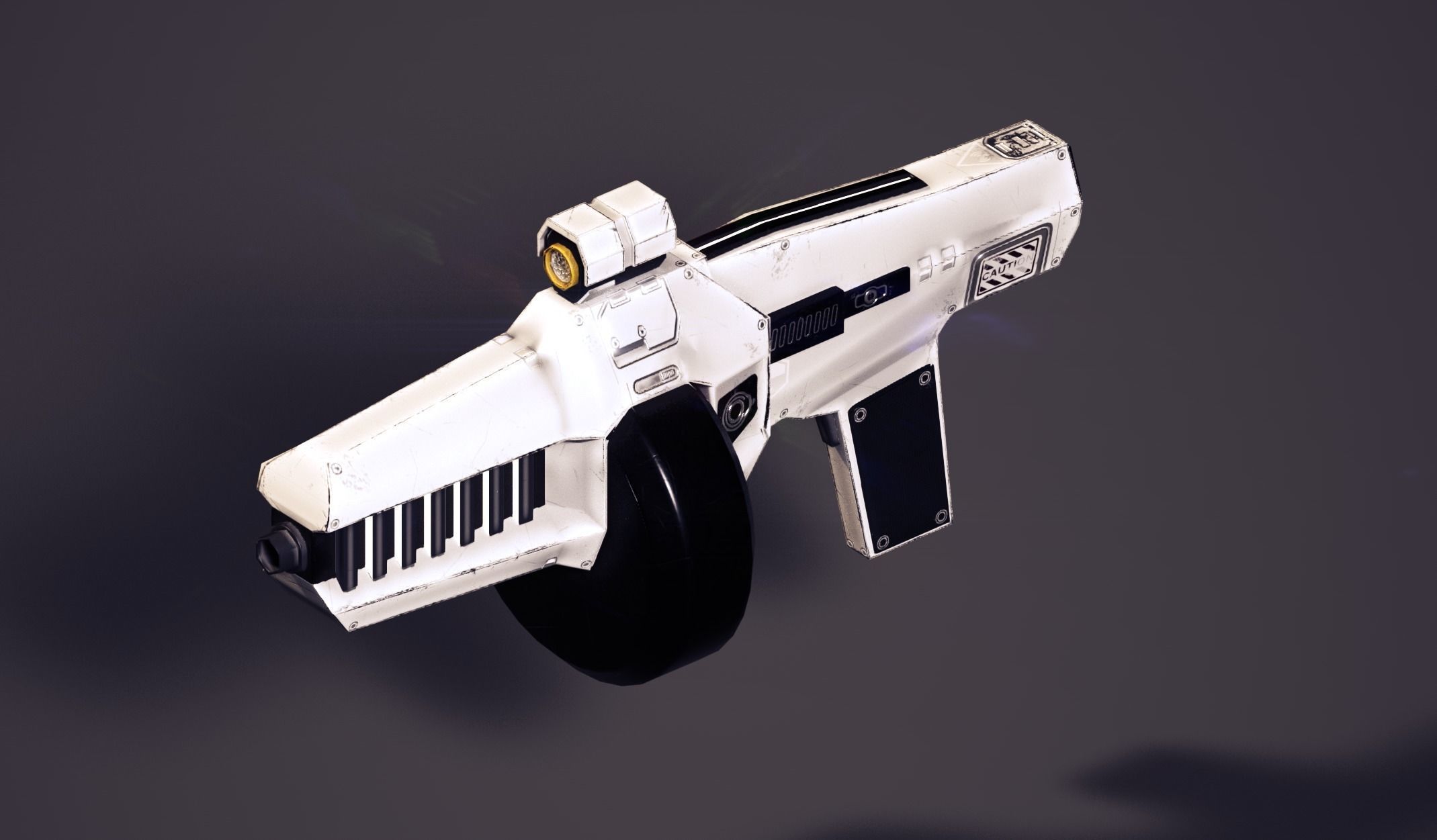 Elite Assault Droid Low-poly 3D model_7