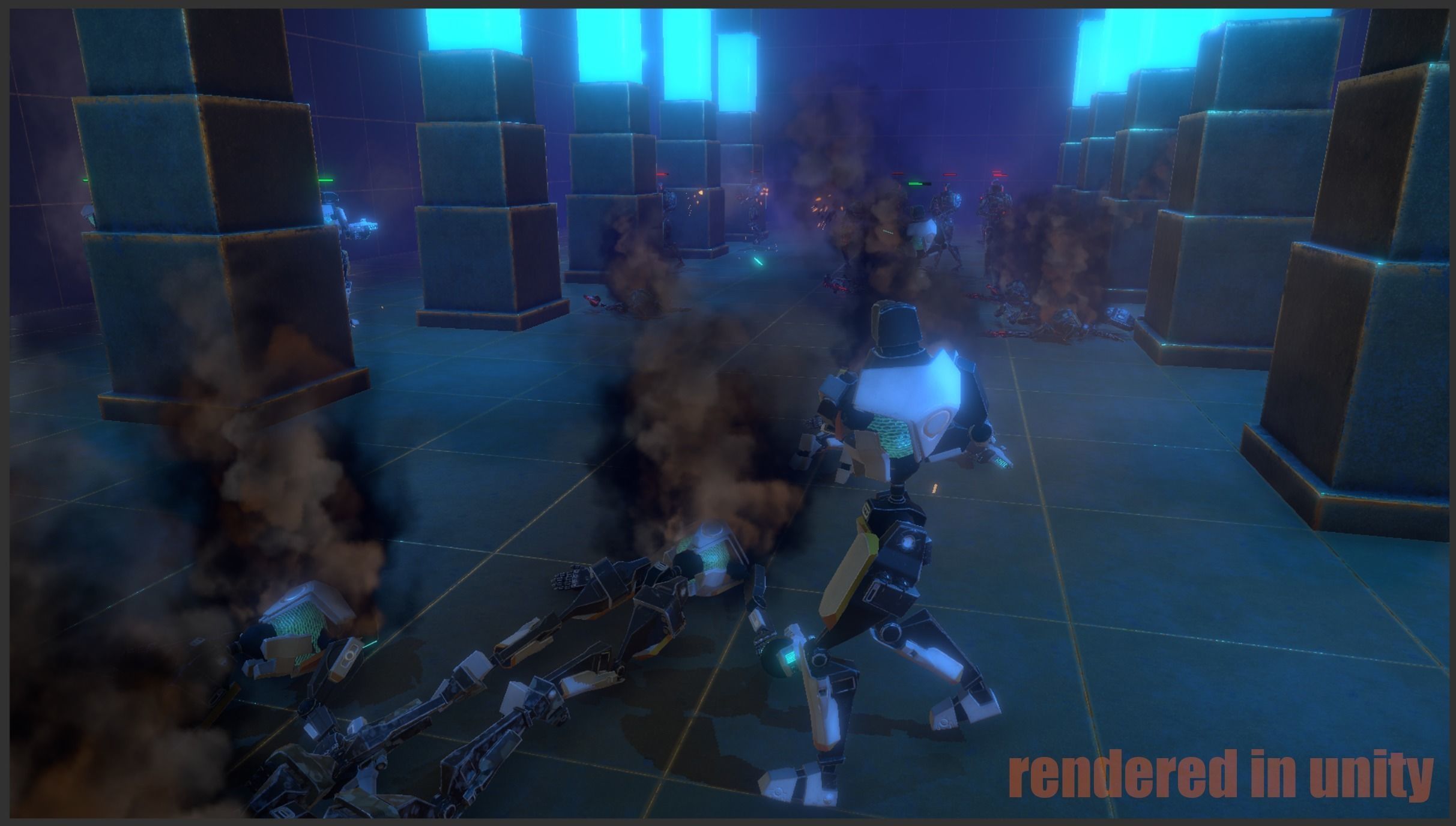 Elite Assault Droid Low-poly 3D model_9