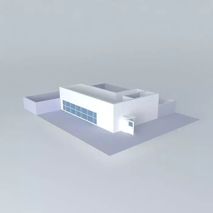 Project School Free 3D model_0