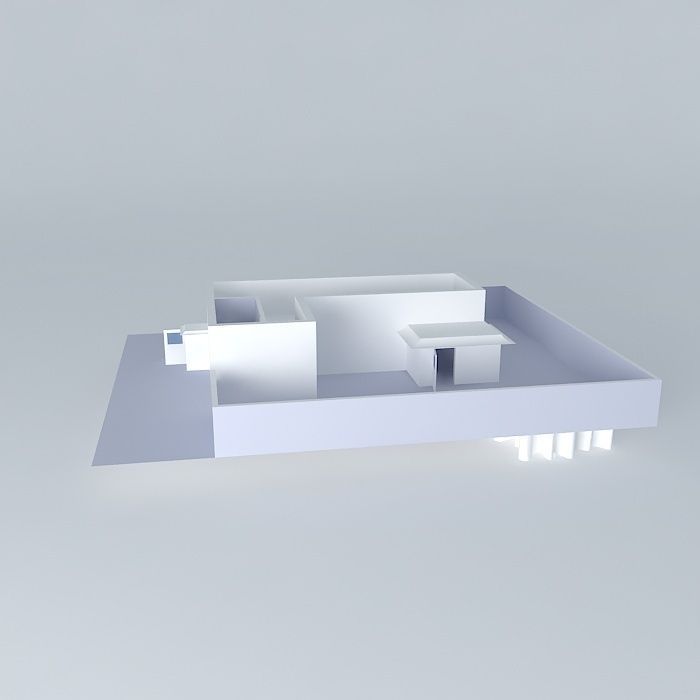 Project School Free 3D model_2