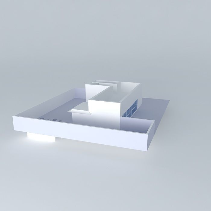 Project School Free 3D model_1