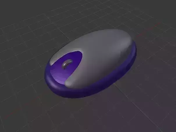 computer mouse 3D model