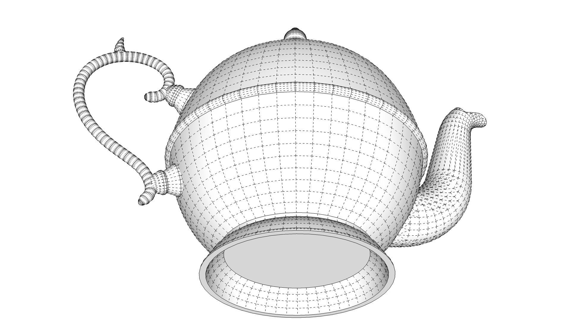 Copper Teapot 3D model_18