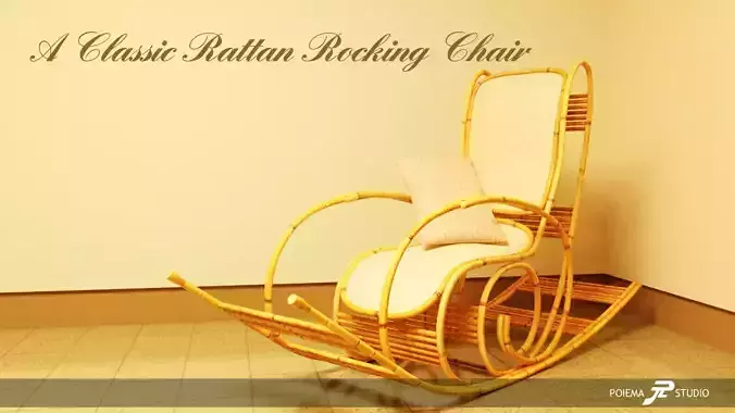 Rattan Rocking Chair