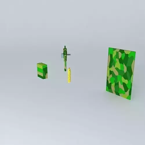 M16 ViperCode concept M16 textured Free 3D model