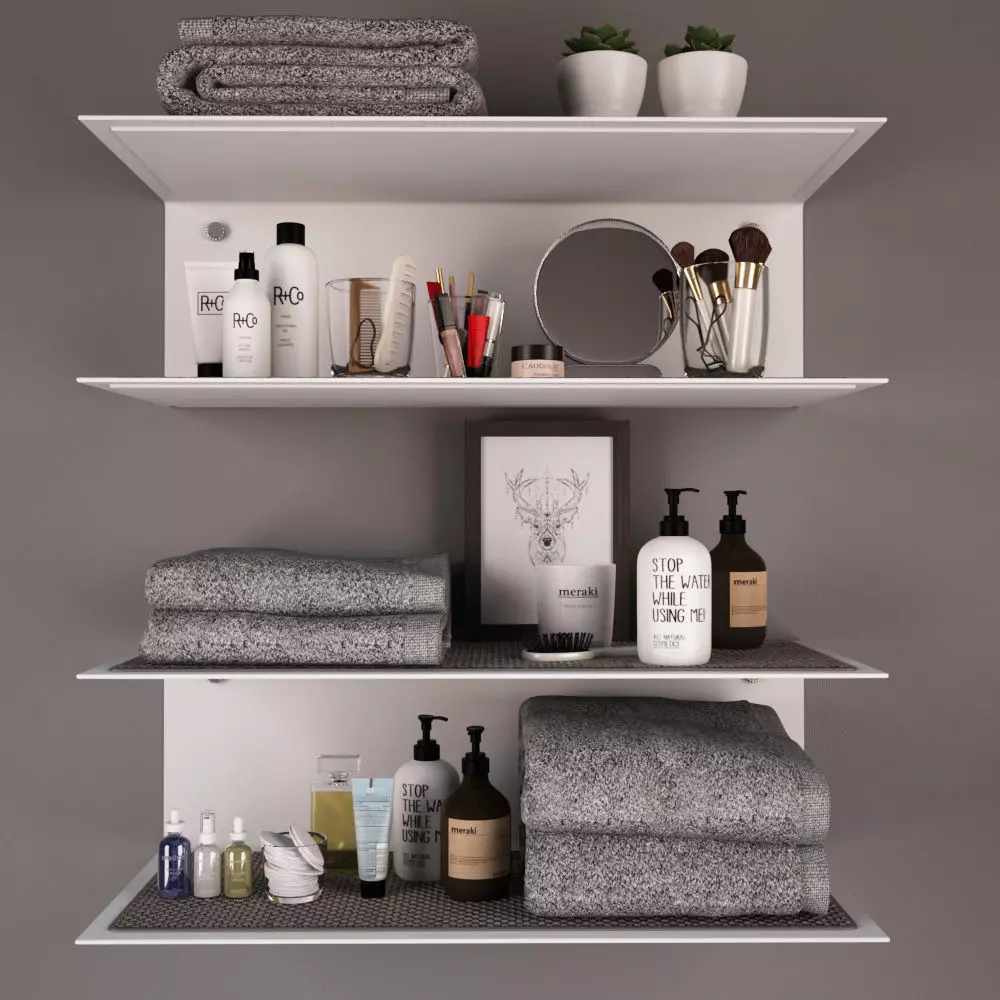 Cosmetic Set 01 3D model_0